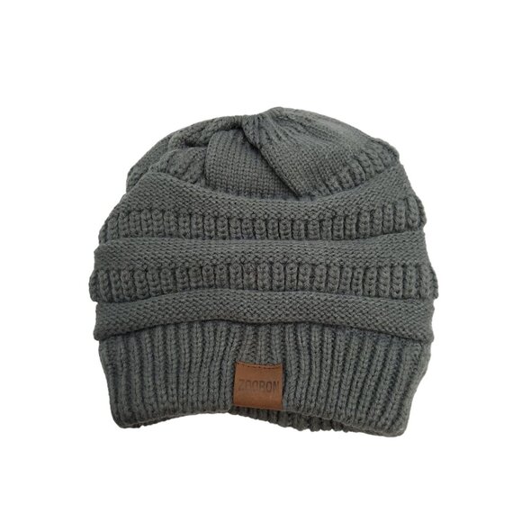 zooran Accessories - classic womens zooran pull over beinie w/ponytail hole one size